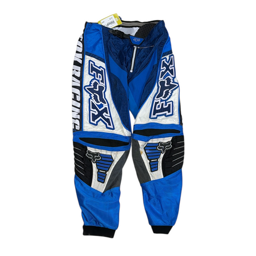 Vist Large View of Product Image Which is Used Fox Adult Motocross Bottom Royal Blue Small