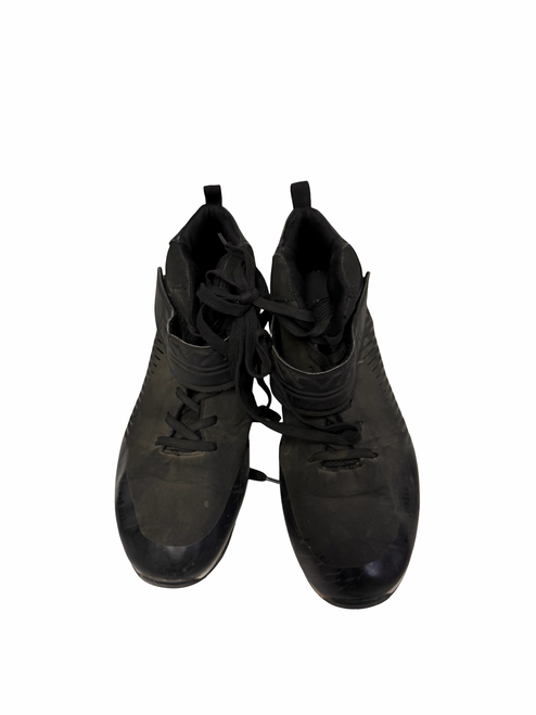 Vist Large View of Product Image Which is Used Riddell Heater Mid Strap Mens Football Cleats Black Size 11