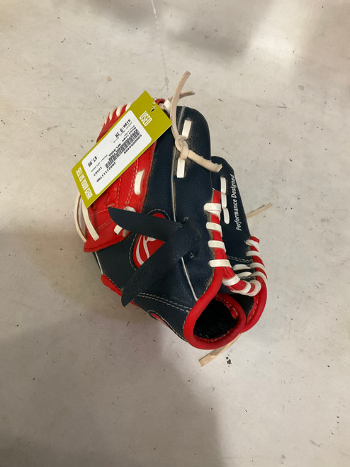 Vist Large View of Product Image Which is Used Rawlings WPL95NS BB/SB Glove RH Throw Navy Blue 9"