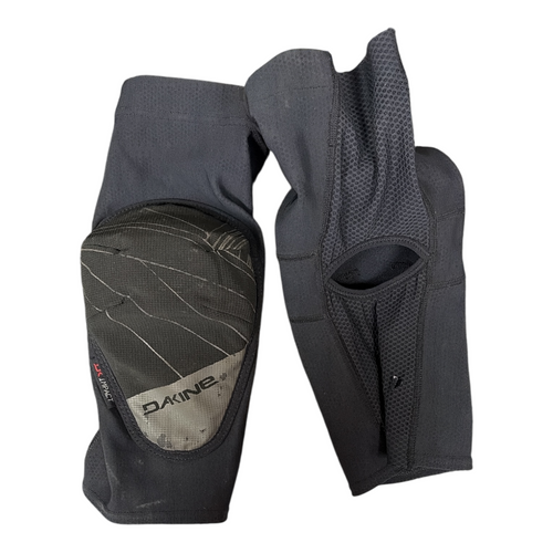 Vist Large View of Product Image Which is Used Dakine IMPACT Adult Knee Guard Black Large