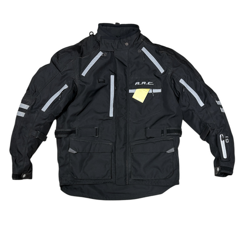 Vist Large View of Product Image Which is Used A.R.C. Battle Born Adventure Jacket Mens Black XL