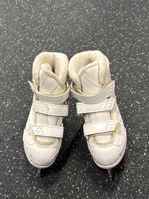 Vist Large View of Product Image Which is Used SOFTEC SOFT SKATE Girls Figure Skate White Youth 11.0