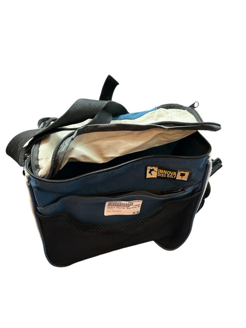 Vist Large View of Product Image Which is Used Innova Disc Golf Bag Navy Blue