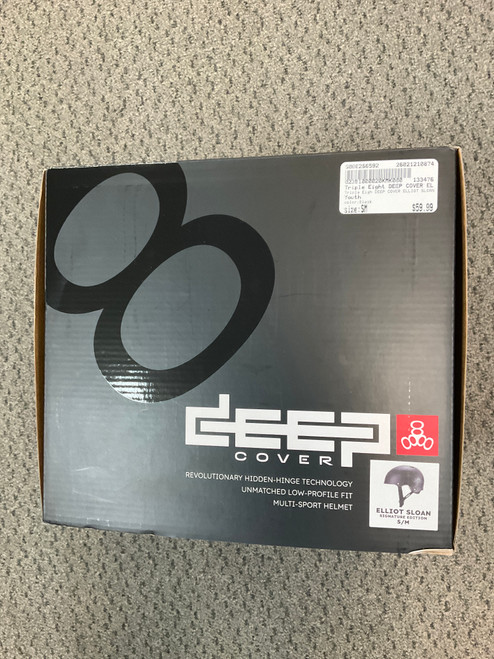 Vist Large View of Product Image Which is Used Triple Eight DEEP COVER ELLIOT SLOAN Skateboard Helmet Black SM