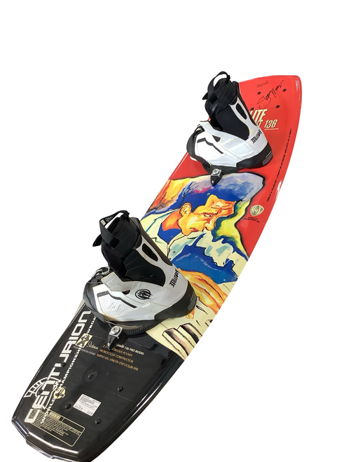 Vist Large View of Product Image Which is Used STICKMAN RECORDS STERIO Wakeboard Red 135 cm