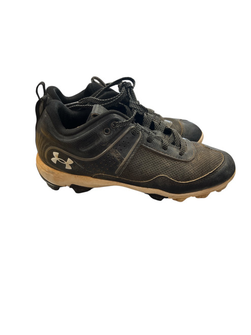 Vist Large View of Product Image Which is Used Under Armour RUBBER CLEAT BB/SB Cleats Black Junior 04