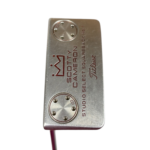 Vist Large View of Product Image Which is Used Scotty Cameron STUDIO SELECT SQUARE BACK NO1 Mens Putter Right Hand