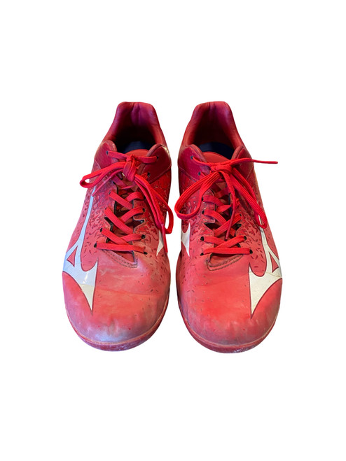Vist Large View of Product Image Which is Used Mizuno CLEAT RED BB/SB Cleats Red Senior 7