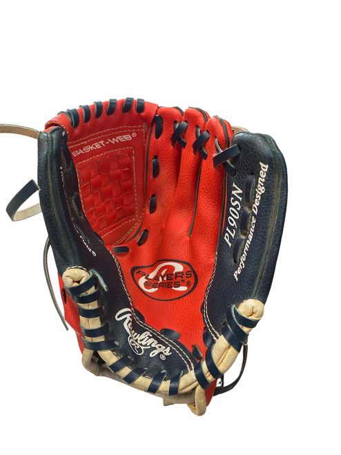 Vist Large View of Product Image Which is Used Rawlings PLAYERS SERIES BB/SB Glove T-ball Red 9"