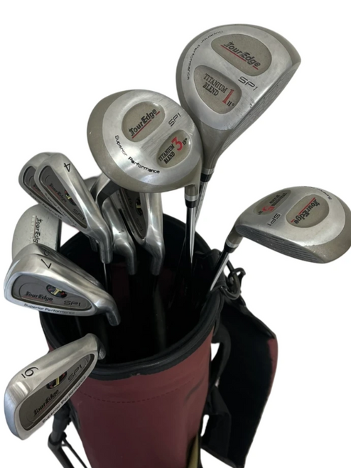 Vist Large View of Product Image Which is Used Tour Edge SP1 Mens 12 Piece RH Complete Golf Set