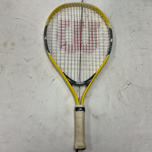 Vist Large View of Product Image Which is Used Wilson ROGER FEDERER 21 Junior Tennis Racquet Yellow 21"
