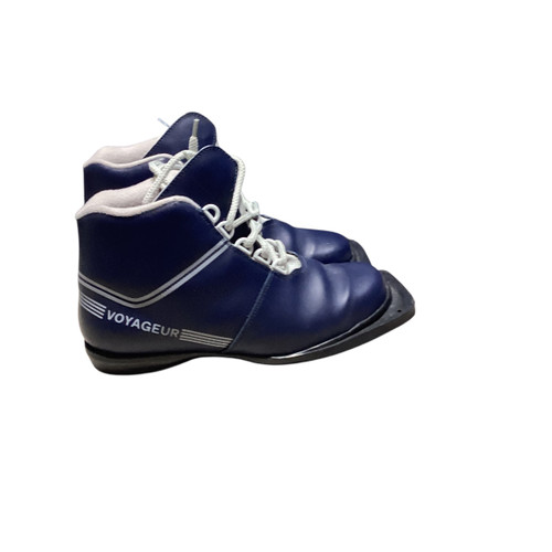 Vist Large View of Product Image Which is Used VOYAGEUR Boys 75MM XC Ski Boots Navy Blue W 07-07.5 / JR 05.5-06