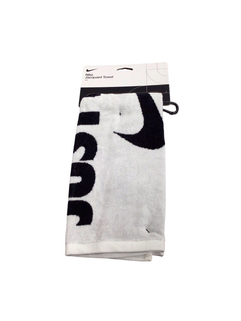 Vist Large View of Product Image Which is New NIKE 2.0 GOLF TOWEL - WHT/BLK