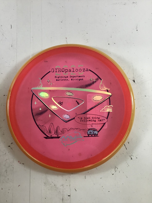 Vist Large View of Product Image Which is New Axiom PARTICLE PROTON PYRO Disc Golf Mid Range Pink 177g
