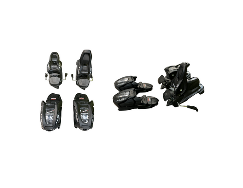 Vist Large View of Product Image Which is Used Marker 4.5 GRIP WALK Boys DH Ski Bindings Black
