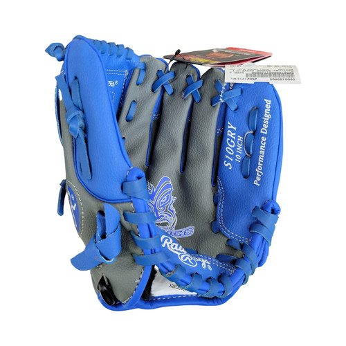 Vist Large View of Product Image Which is Used Rawlings SAVAGE GLOVE RHT BB/SB Glove RH Throw Royal Blue 10"