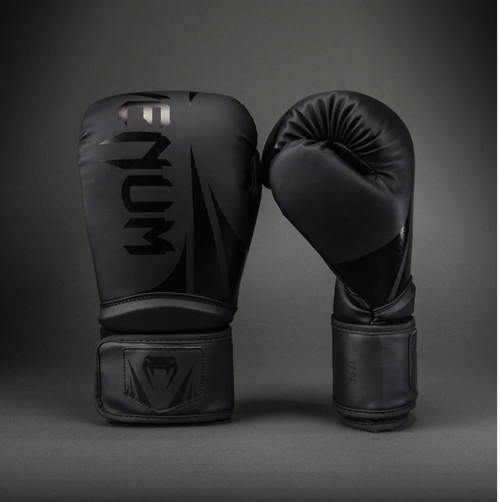 Vist Large View of Product Image Which is New Venum Challenger 2.5 Boxing Gloves 14 oz Black/Black