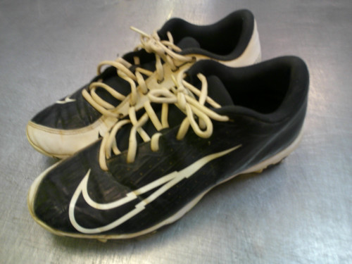 Vist Large View of Product Image Which is Used Nike VAPOR BB/SB Cleats White Senior 9