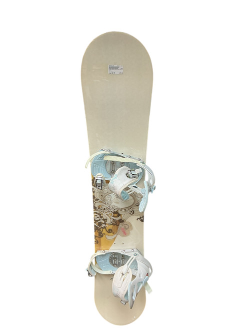 Vist Large View of Product Image Which is Used Ride Womens Board/Bindings White 142 cm