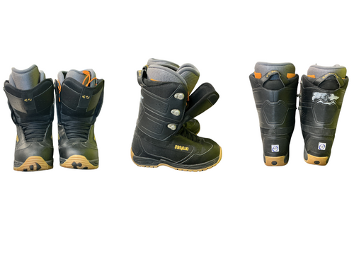 Vist Large View of Product Image Which is Used THIRYTWO Mens Snowboard Boots Black And Orange Senior 9.5