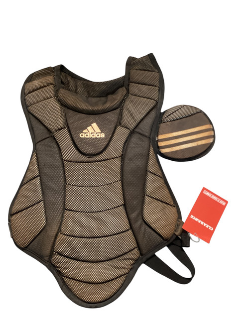 Vist Large View of Product Image Which is Used Adidas CHEST PROTECTOR Catchers Chest Protector Black Youth