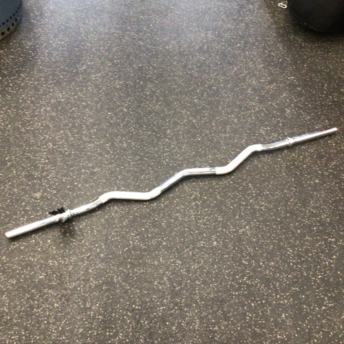 Vist Large View of Product Image Which is Used 1IN STANDARD 4 FT EZ CURL BAR Curl Bar 48"