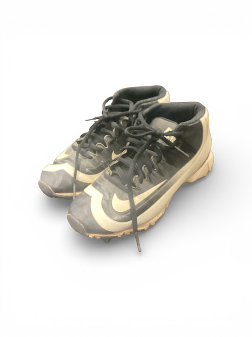 Vist Large View of Product Image Which is Used Nike BSBL BB/SB Cleats Black Junior 02