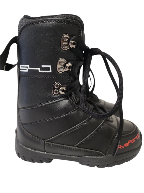 Vist Large View of Product Image Which is 540 Storm Kid's Snowboard Boots Black Size 1