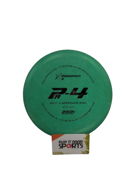 Vist Large View of Product Image Which is Used Prodigy Disc PA-4 Disc Golf Putter Green