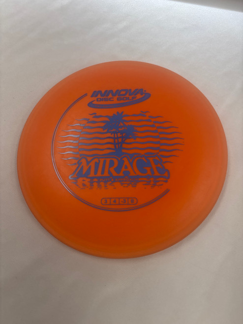 Vist Large View of Product Image Which is Used Innova MIRAGE Disc Golf Putter Orange 175g