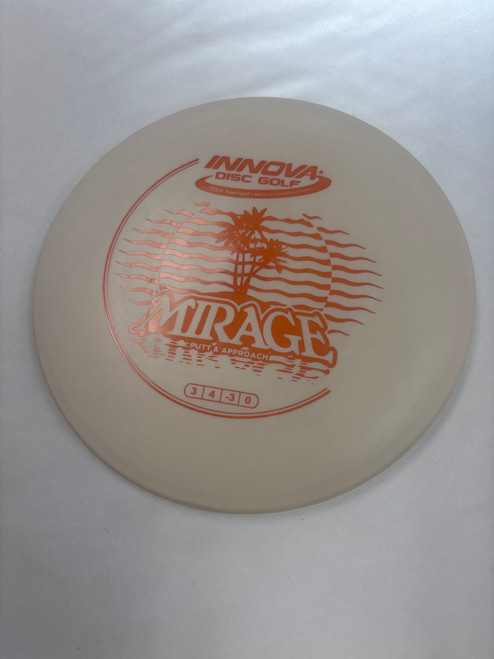 Vist Large View of Product Image Which is Used Innova MIRAGE Disc Golf Putter White 166g