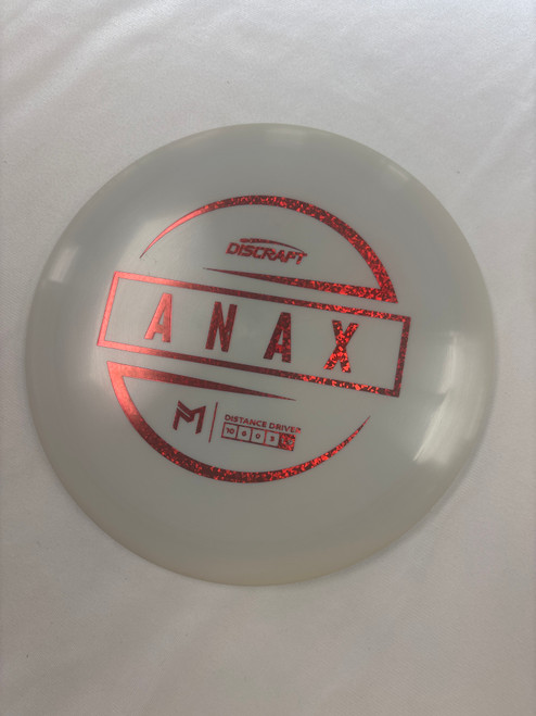 Vist Large View of Product Image Which is Used Discraft PM ANAX Disc Golf Driver White