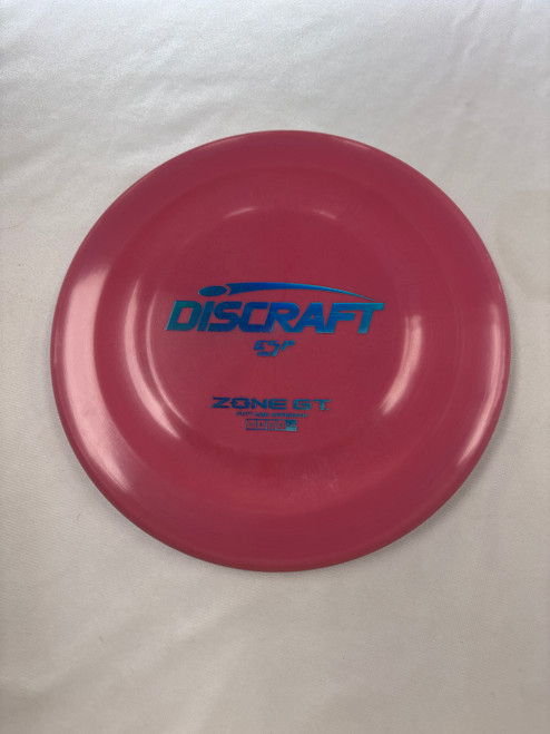 Vist Large View of Product Image Which is Used Discraft ESP ZONE GT Disc Golf Putter Pink