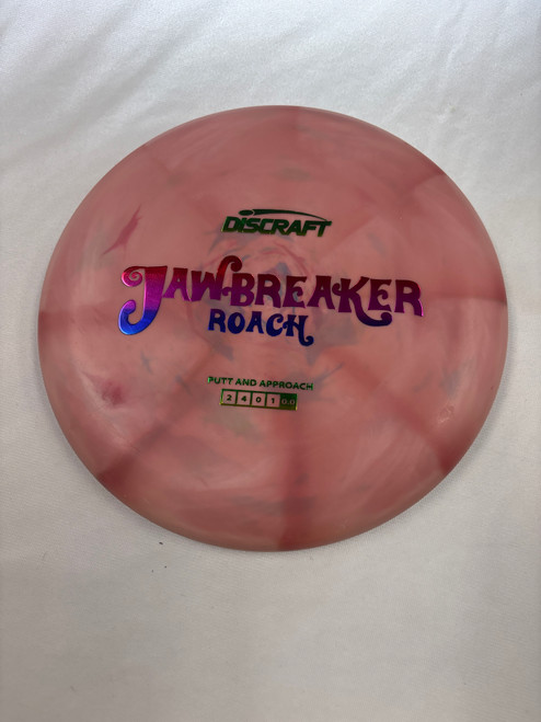 Vist Large View of Product Image Which is Used Discraft JAWBREAKER ROACH Disc Golf Putter Pink