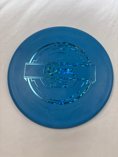Vist Large View of Product Image Which is Used Discraft PUTTER LINE RINGER Disc Golf Putter Royal Blue