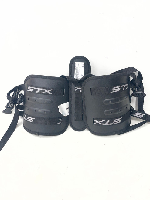 Vist Large View of Product Image Which is Used STX RIB PAD Lacrosse Rib Pads Black XS