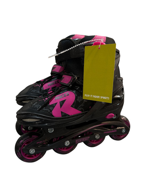 Vist Large View of Product Image Which is Used Roces JR SKATES Junior Rec Fitness Skates Black Junior 03.5