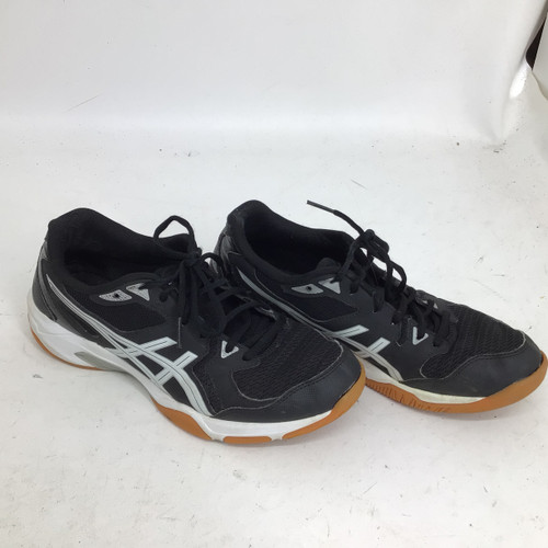 Vist Large View of Product Image Which is Used Asics GEL ROCKET 10 SR 9.5 VOLLEYBALL SHOES VB Shoes Adult Black Senior 9.5