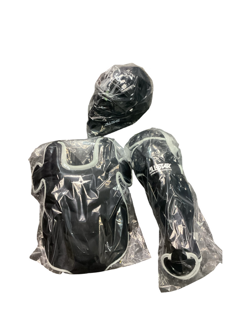 Vist Large View of Product Image Which is New All-Star FUTURE STAR AGE 9-12 Catchers Protective Set Black