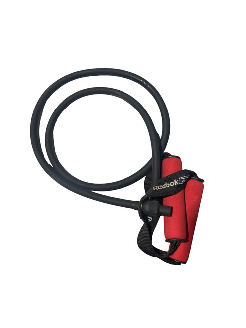Vist Large View of Product Image Which is Used Reebok Resistance Tube Black Medium