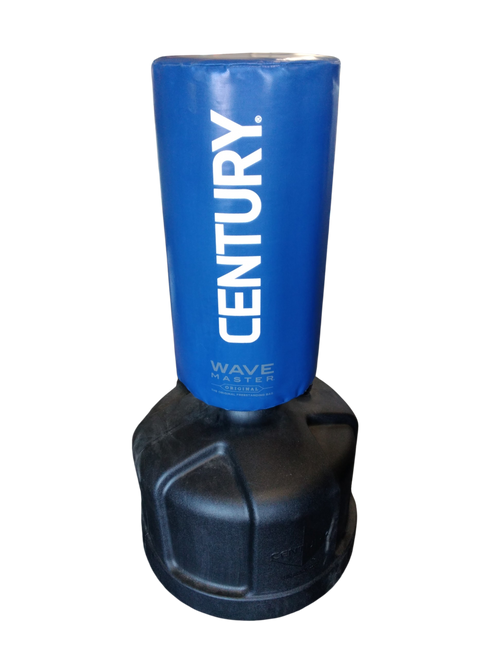 Vist Large View of Product Image Which is Used Century WAVE MASTER Boxing Heavy Bag Royal Blue And Black 40 lb