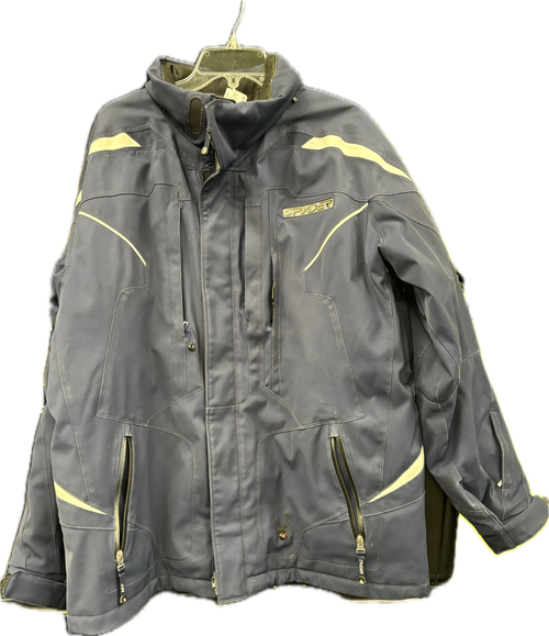 Vist Large View of Product Image Which is Used Spyder X-STATIC ENTRANT DERMIZAX EV Outerwear Heavy Jacket M Navy Blue XL