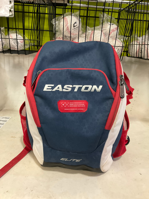Vist Large View of Product Image Which is Used Easton BACKPACK BB/SB Player Backpack Navy Blue