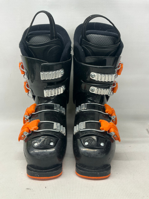 Vist Large View of Product Image Which is Used Tecnica JT3 Boys DH Ski Boot Black And Orange 225 MP - J04.5 - W5.5