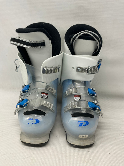 Vist Large View of Product Image Which is Used Dalbello GAIA 3 Girls DH Ski Boot Carolina Blue And White 195 MP - Y13