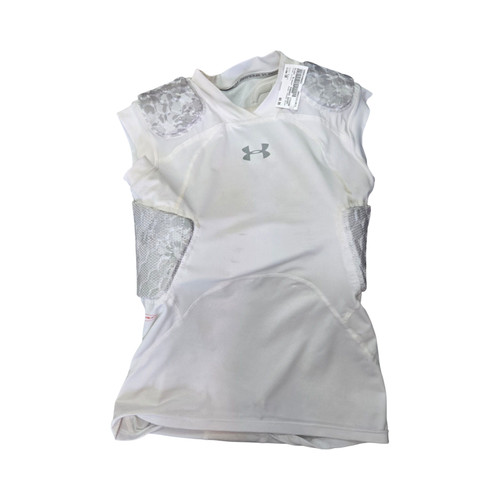 Vist Large View of Product Image Which is Used Under Armour PADDED SHIRT FB Top Youth Black SM