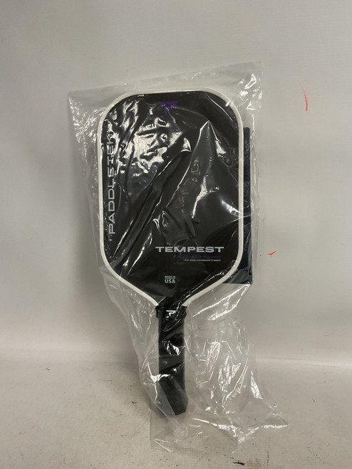 Vist Large View of Product Image Which is Used PADDLETEK TEMPEST TKO-C 14.3 Pickleball Racquet Black