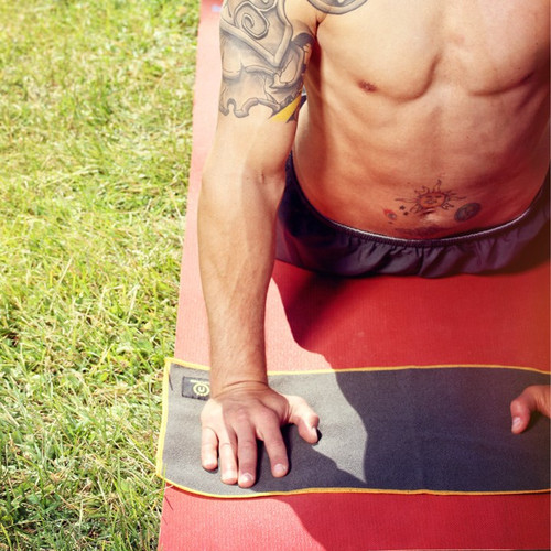 Vist Large View of Product Image Which is New HAND TOWEL CARBON/SUN