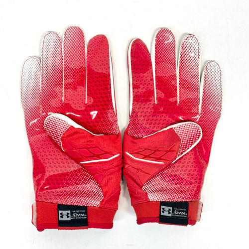 Vist Large View of Product Image Which is Used Under Armour FIERCE FB Gloves Red 3X