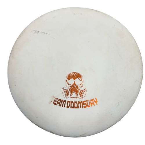 Vist Large View of Product Image Which is Used DOOMSDAY CYBER PUTTER Disc Golf Putter White